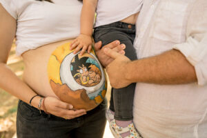 belly painting sesion mollet